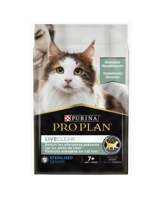Pro Plan Live Clear Sterilized 7+ Perú Ração Seca para Gato 2,8 kg