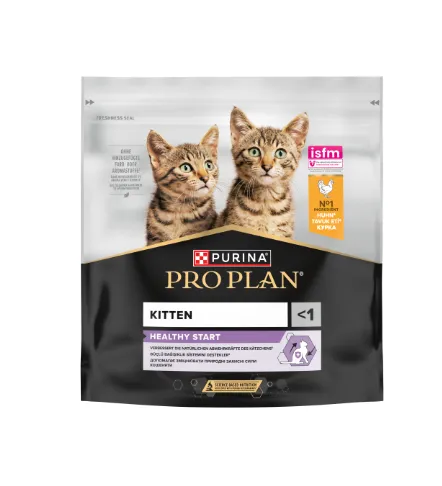 Pro Plan Healthy Start Kitten Frango Ração Seca para Gato 400 g