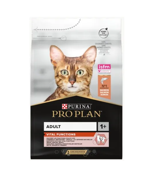 Pro Plan Vital Functions Adult Salmão Ração Seca para Gato 3 kg