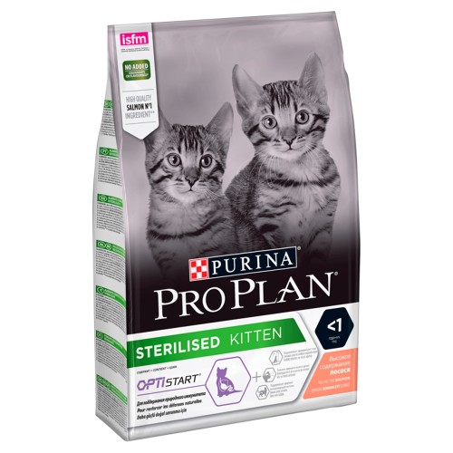 [12419110] PRO PLAN Healthy Start Sterilized Kitten Salmão Seco 1,5kg