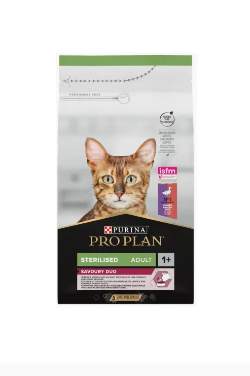 Pro Plan Sterilized Pato & Figado Ração Seca para Gato 1,5 kg