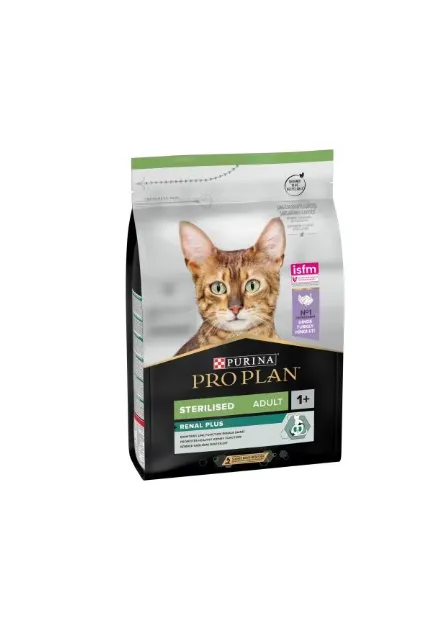 Pro Plan Renal Plus Sterilized Perú Ração Seca para Gato 3 kg