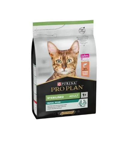 Pro Plan Renal Plus Sterilized Salmão Ração Seca para Gato 1,5 kg