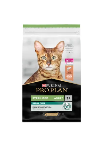 Pro Plan Renal Plus Sterilized Salmão Ração Seca para Gato 10 kg