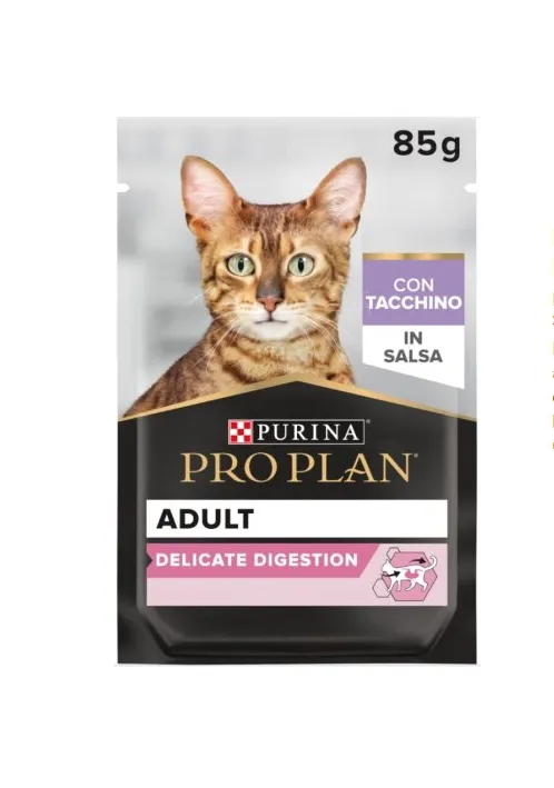 Pro Plan Delicate Digestion Perú Húmido (SingleServe) Alimento Húmido para Gato 85 g