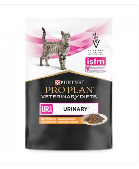 Purina Pro Plan Veterinary Diets UR — Urinary Frango (Saquetas) Húmido (SingleServe) Alimento Dietético Húmido para Gato 85 g