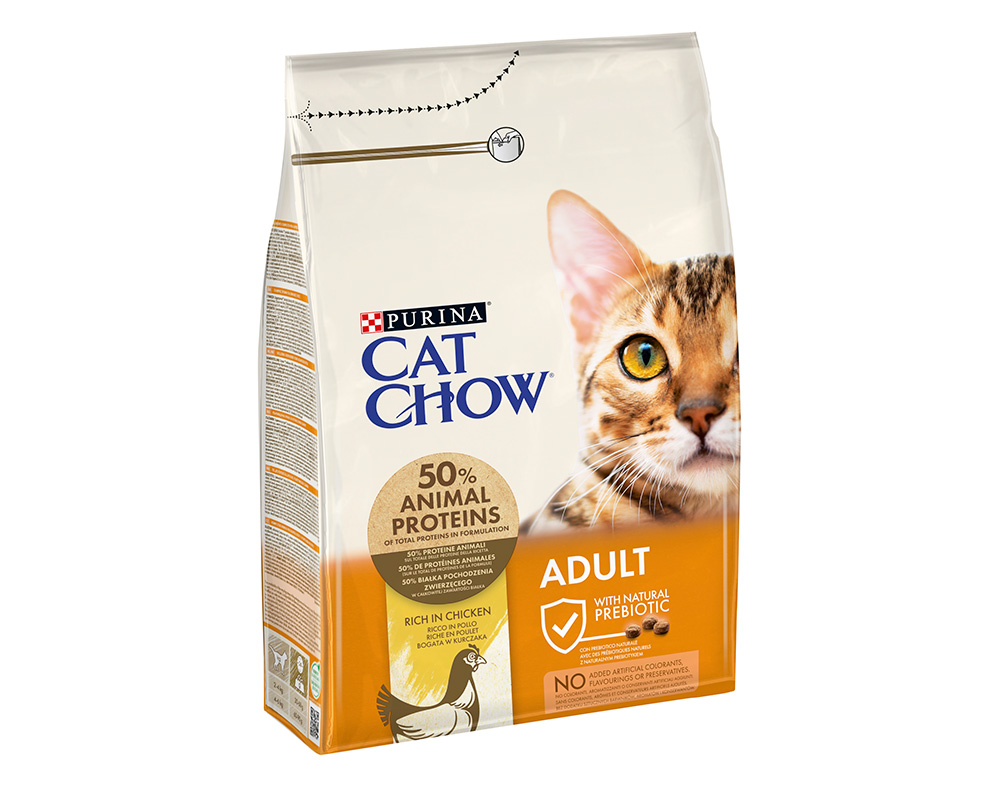 Purina Cat Chow Adult Frango Ração Seca para Gato 3 kg