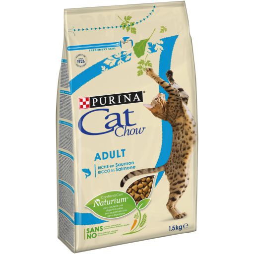 CAT CHOW Adult Salmão Seco 6x1,5kg