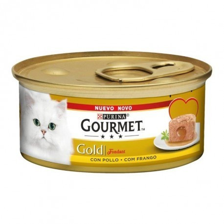 Gourmet Gold Fondant Frango Húmido (SingleServe) Alimento Húmido para Gato 85 g