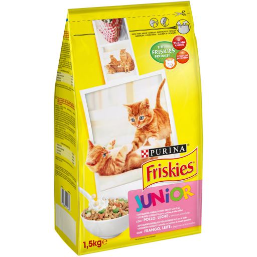 Friskies Junior Frango Ração Seca para Gato 1,5 kg