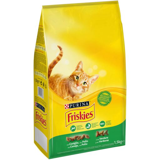Friskies Coelho, Galinha e Vetetais Ração Seca para Gato 20 kg