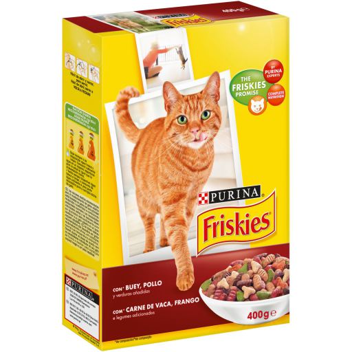 [12460845] FRISKIES Vaca, Frango e Vegetais Seco 20kg