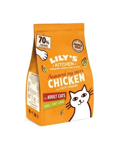 Lily's Kitchen Frango Ração Seca para Gato 800 g