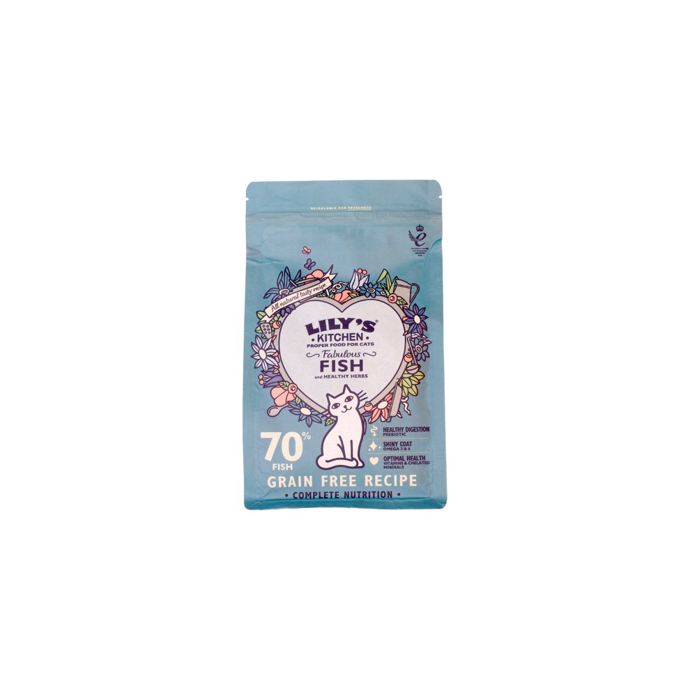 LILY'S KITCHEN Peixe Branco com Salmão Seco 800g