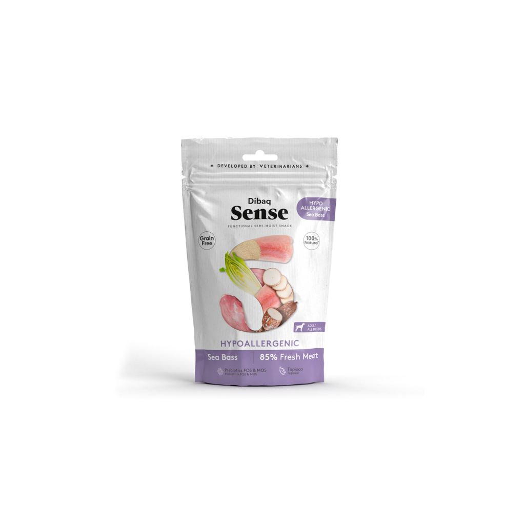 Dibaq Sense Dog Snack Hypoallergenic Robalo para Cão 100 g