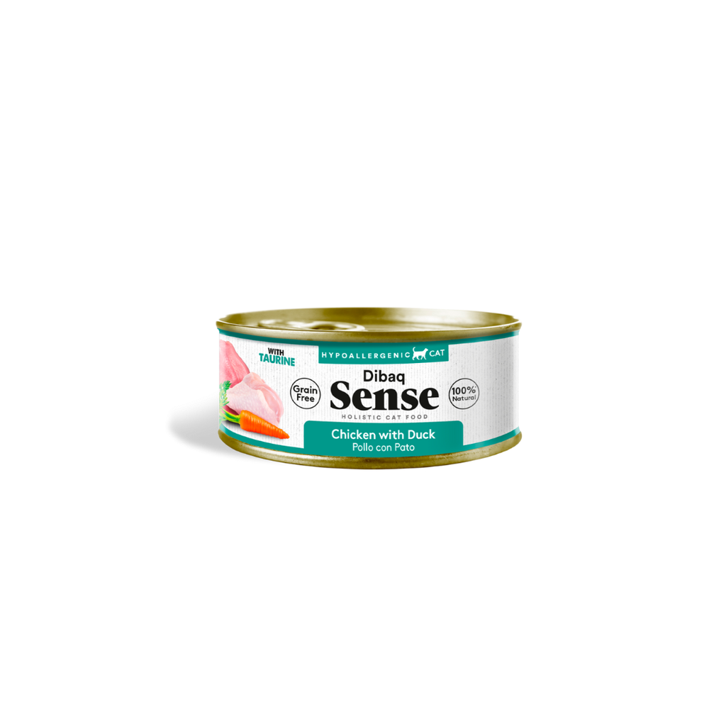 Dibaq Sense Cat Grain Free Frango com Pato lata Alimento Húmido para Gato 70 g