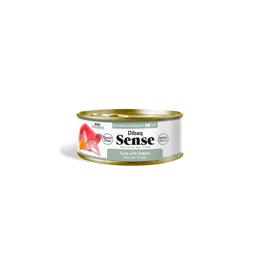 [DS1009301] Dibaq Sense CAT Grain Free ATUM com COELHO 70g lata