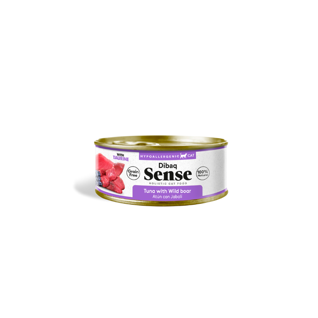 Dibaq Sense Cat Grain Free Atum com Javali lata Alimento Húmido para Gato 70 g