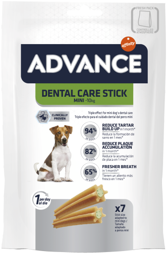 Advance Snacks Mini Dental Care- (13 U) para Cão 90 g