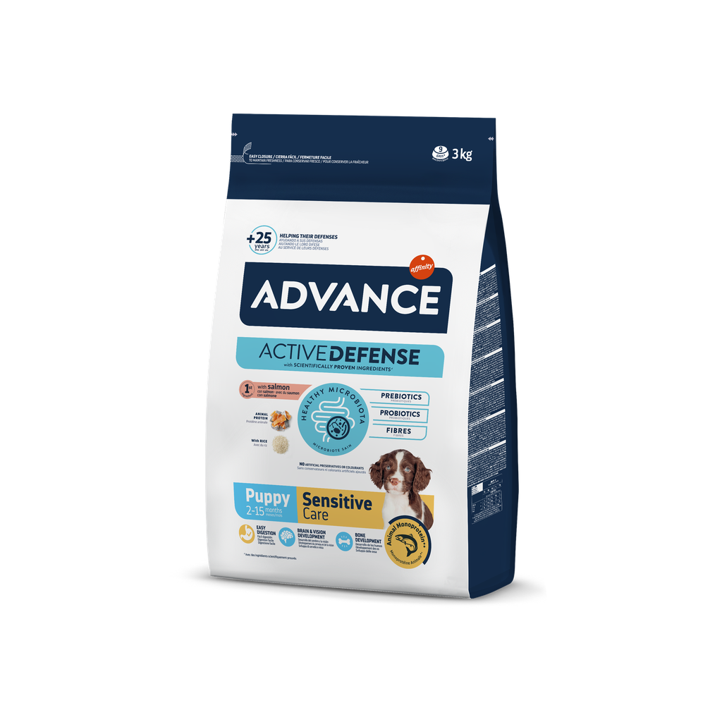Advance Cachorro Sensitive Ração Seca para Cão 3 kg