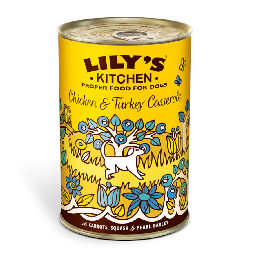 Lily's Kitchen Adld Chkn&Trky 400gN6 Alimento Húmido para Cão