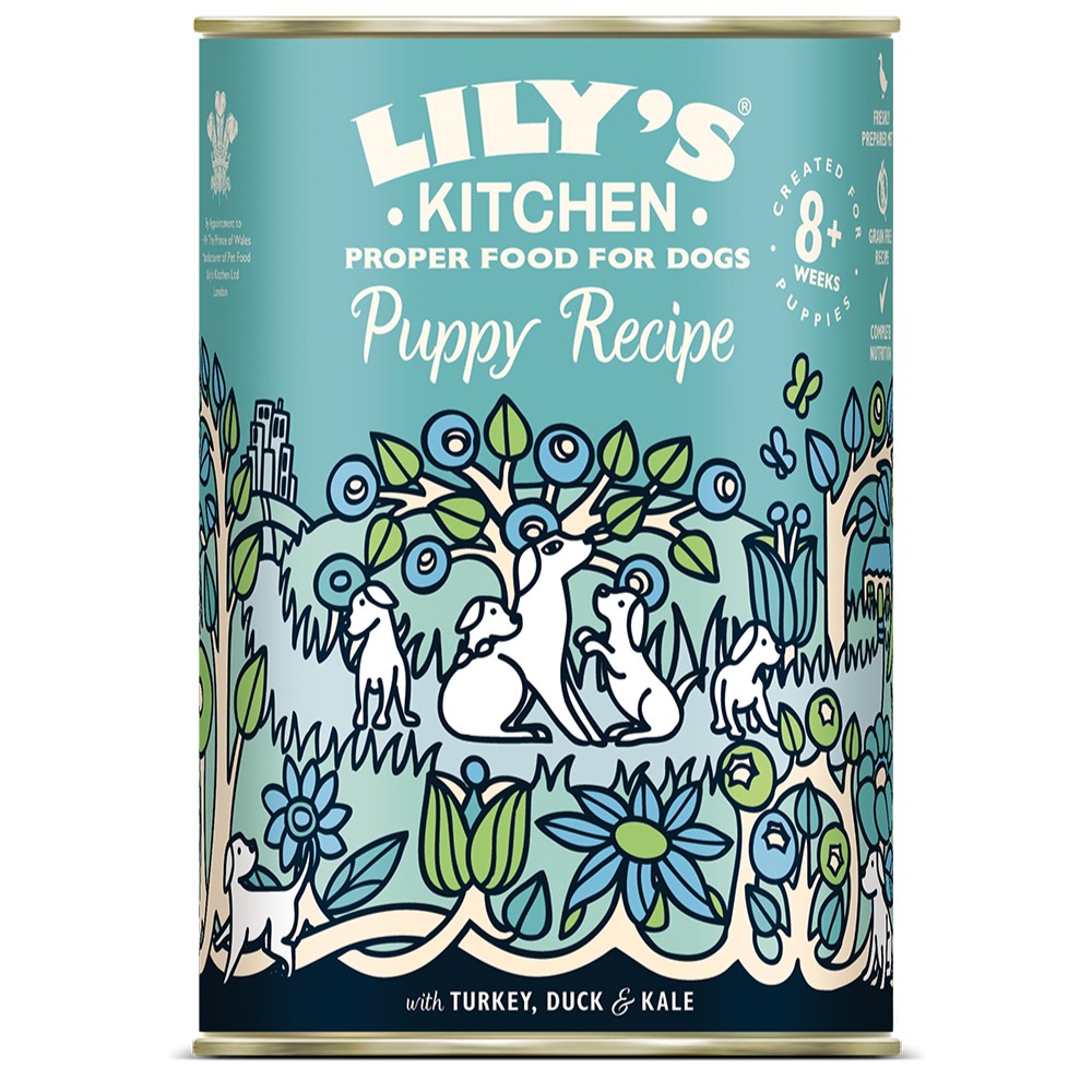 Lily's KitchenpuppytrkyDckKale 400gN5 Alimento Húmido para Cão