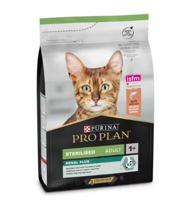 Pro Plan Renal Plus Sterilized Salmão Ração Seca para Gato 10 kg