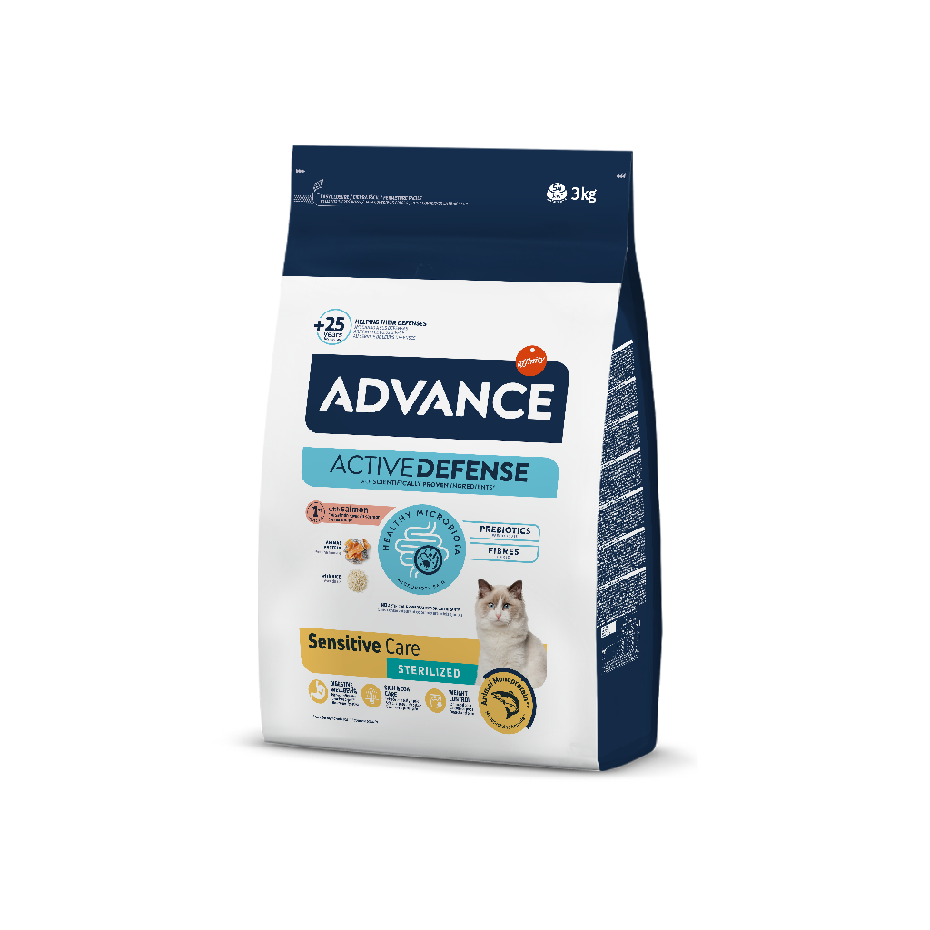 ADV CAT STERILIZED SENSITIVE SALMON 3 KG