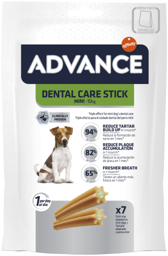 Advance Snacks Mini Dental Multipack- (4 U) para Cão 360 g