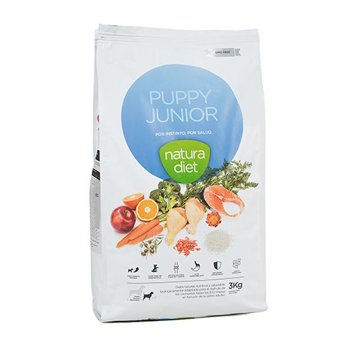 Natura Diet Puppy Junior Ração Seca para Cão 12 kg