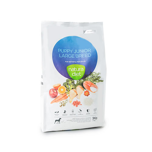 Natura Diet Puppy Junior Large Breed Ração Seca para Cão 12 kg