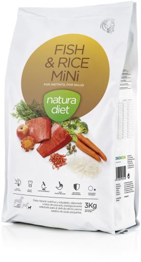 [DN-SENDSA0002] NATURA DIET FISH & RICE MINI 3 KG