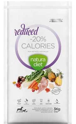 Natura Diet Reduced -20% Calories Ração Seca para Cão 3 kg