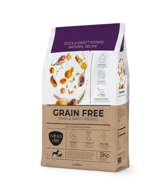 NATURA DIET GRAIN FREE DUCK & SWEET POTATO 3 KG