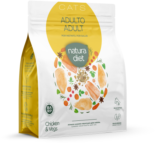 Natura Diet Cat Adult Chicken Ração Seca para Gato 3 kg