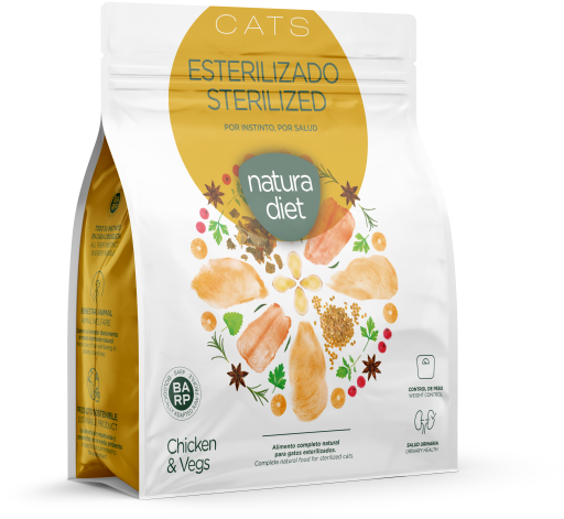 Natura Diet Cat Sterilized Chicken Ração Seca para Gato 1,5 kg