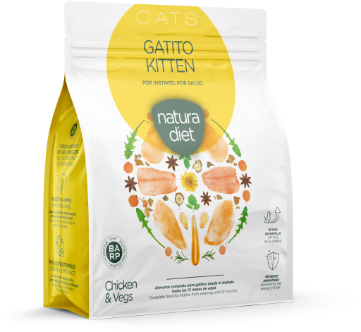 [DN-10014] NATURA DIET CAT KITTEN CHICKEN 400 GR