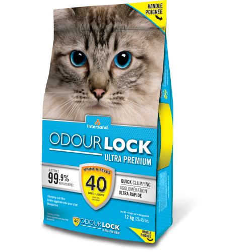 Litter Ultra-aglomerante para Gatos Odourlock Unscented Areia para Gato 12 kg