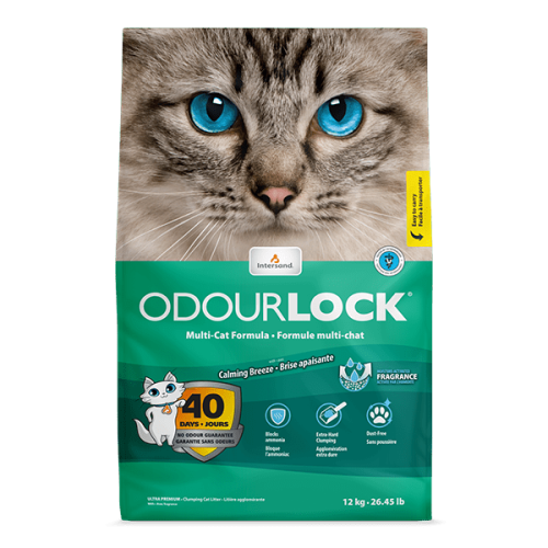 [CA3000428] LITTER ULTRA-AGLOMERANTE P/ GATOS ODOURLOCK CALMING BREEZE 12 KG