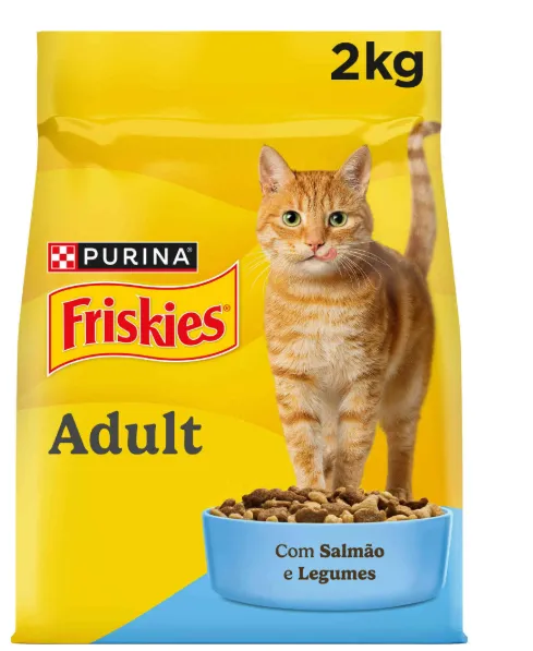 [12606780] FRISKIES Adult Salmão e Legumes 6*2kg / 6*1,5KG