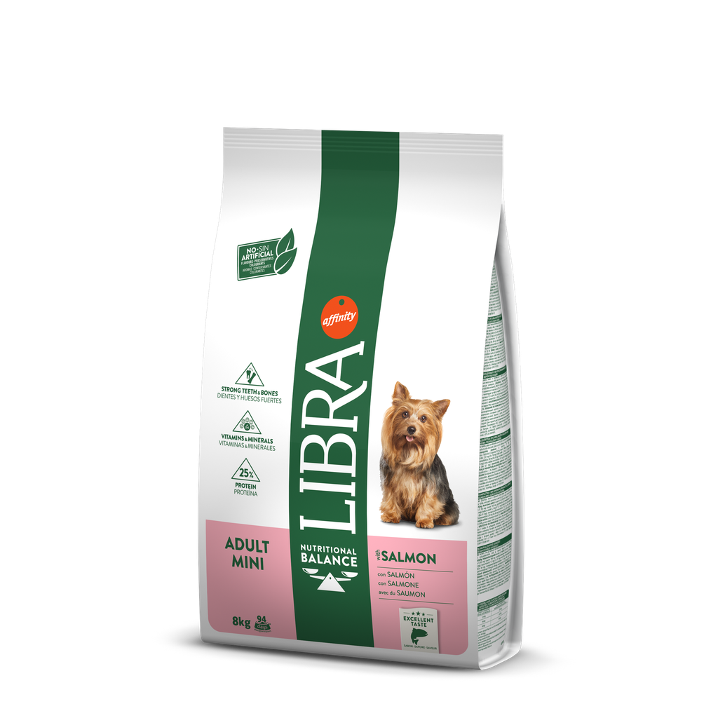 Libra Cão Mini Salmao Ração Seca 8 kg