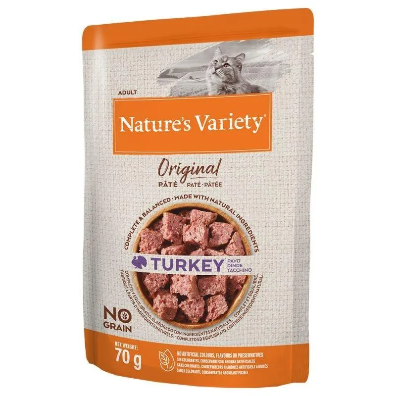 Nature's Variety Cat Wet Original No Grain Peru Paté para Gato 70 g