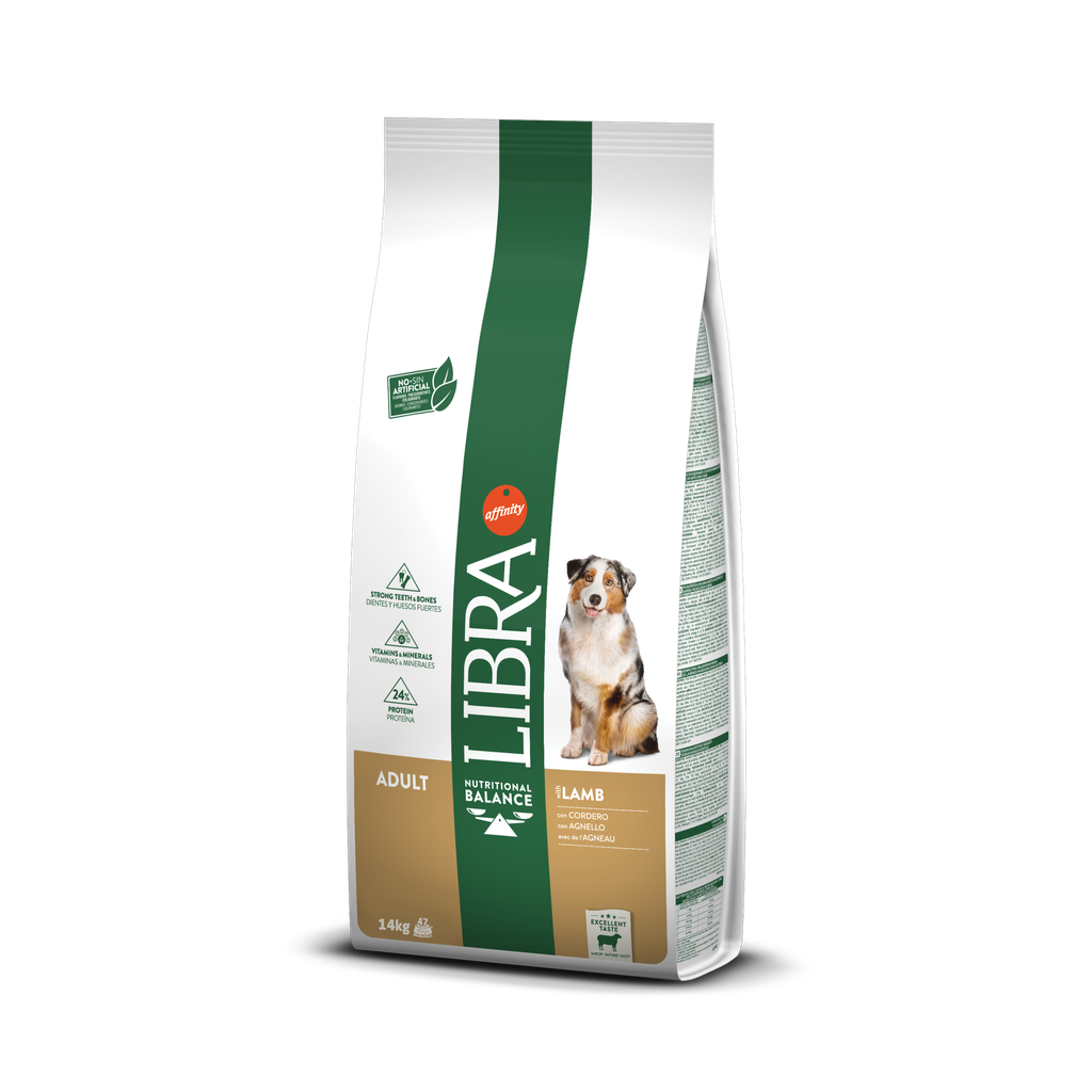 Libra Cão Adult Cordeiro Ração Seca 14 kg