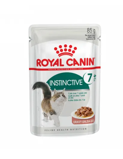 Royal Canin Instinctive +7 (molho) Humido Gato Alimento Húmido 85 g