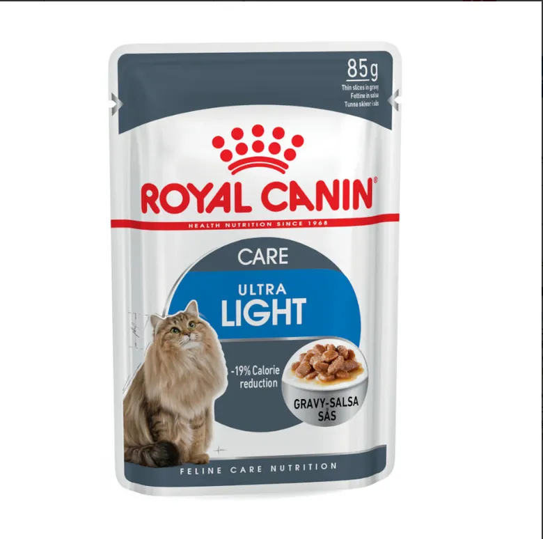 Royal Canin Ultra Light (molho) Humido Gato Alimento Húmido 85 g