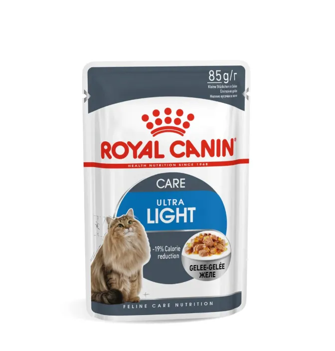 Royal Canin Ultra Light (geleia) Humido Gato Alimento Húmido 85 g