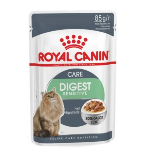 Royal Canin Digest Sensitive (molho) Humido Gato Alimento Dietético Húmido 85 g