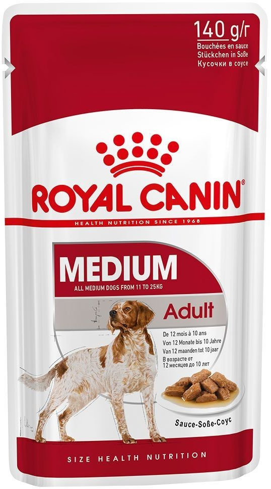 Royal Canin Medium Adult Humido Cão Alimento Húmido 140 g