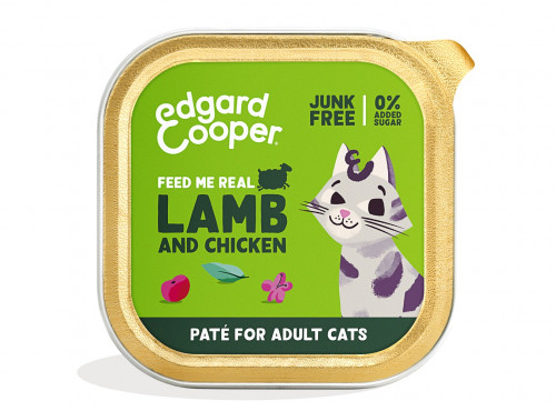 Edgard & Cooper Adult Pate Lamb/Chicken para Gato 85 g