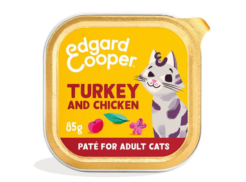 Edgard & Cooper Adult Pate Turkey/Chicken para Gato 85 g